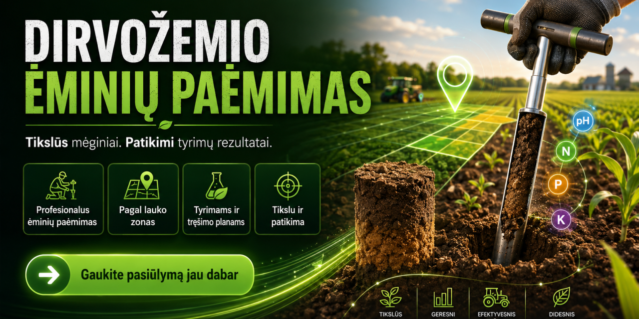 Dirvožemio ėminių paėmimas
