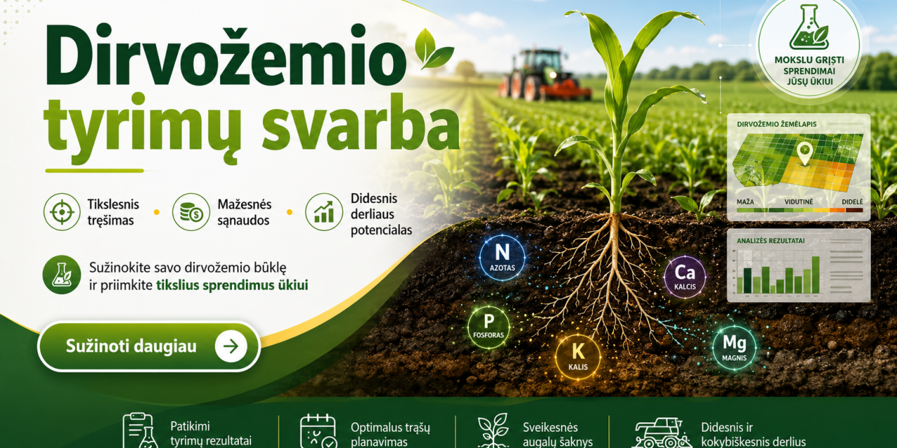 Dirvožemio tyrimų svarba